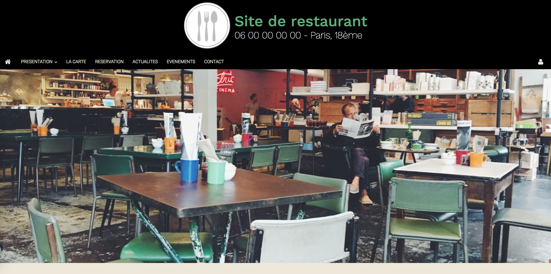 créer un site internet pour son restaurant