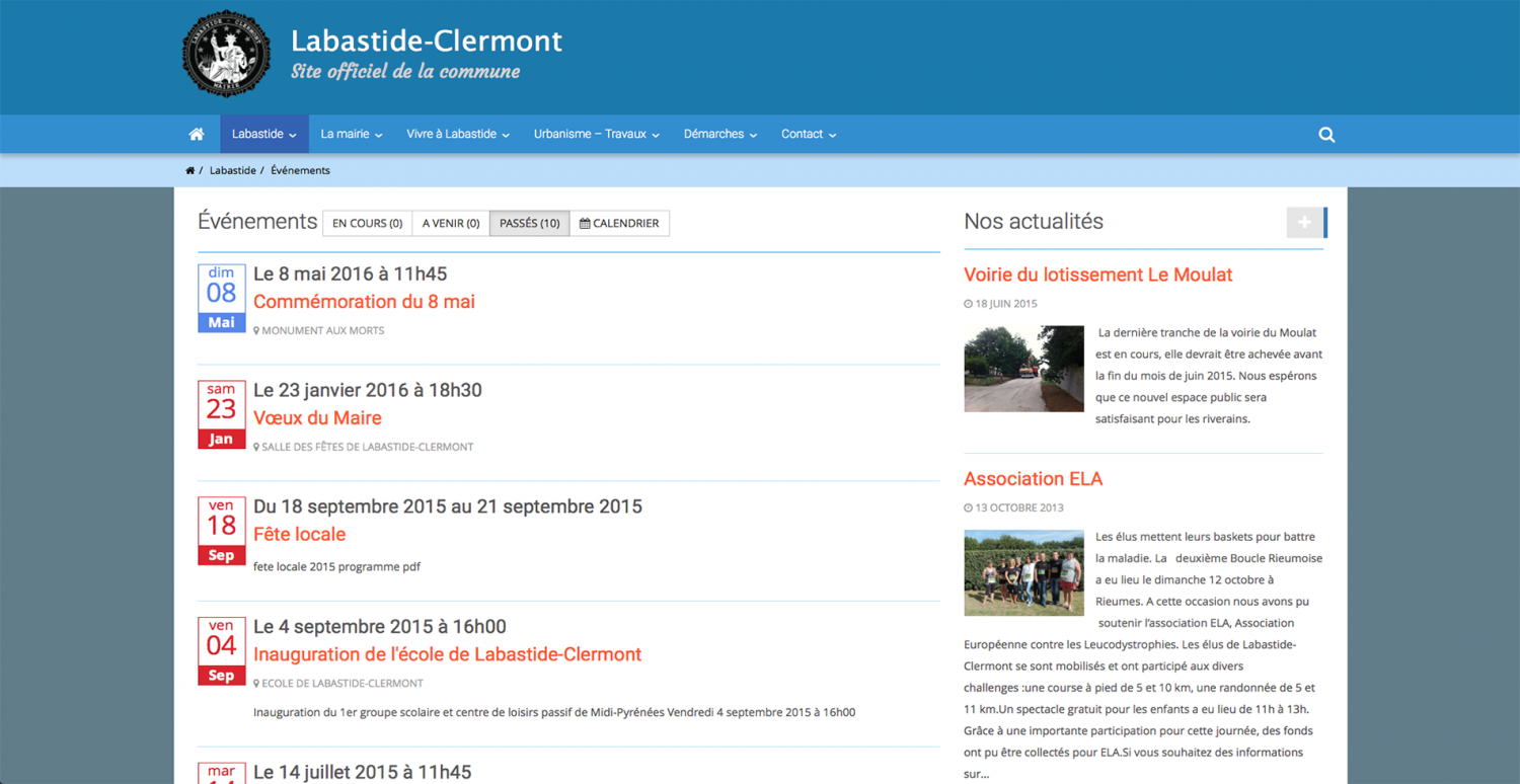Commune Labastide-Clermont