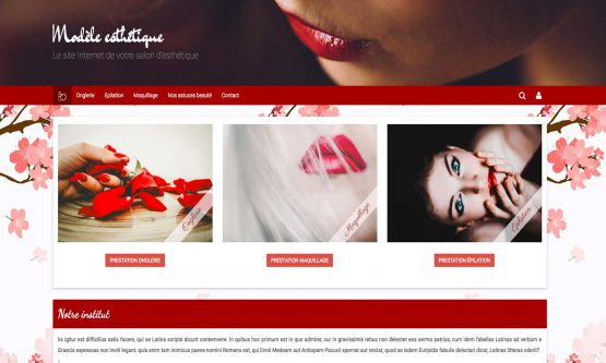 Créer un site internet de beauté
