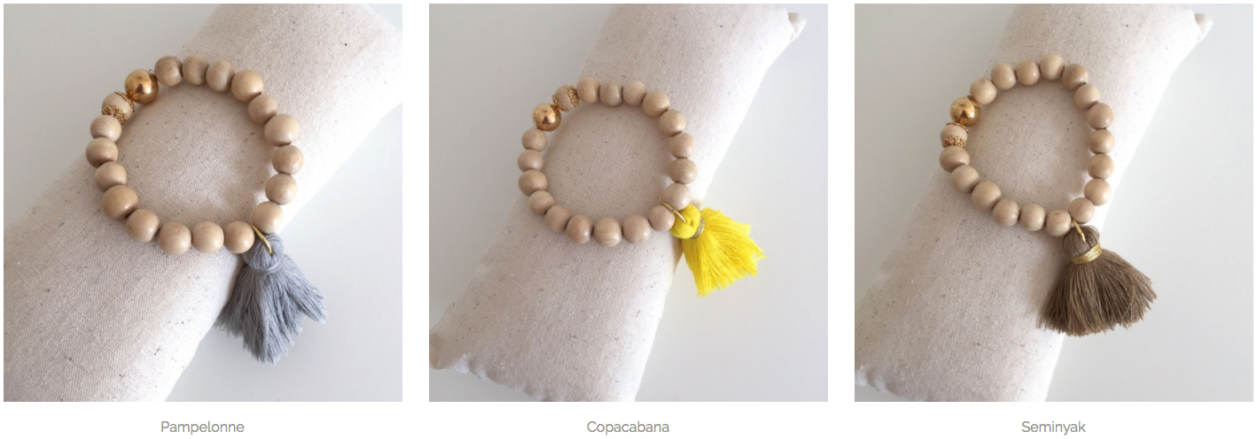 boutique en ligne bracelet en bois idée cadeaux de noel