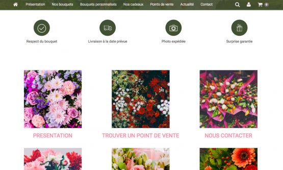 Créer un site internet de fleuriste
